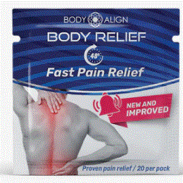 Body Relief Patch eases pain on a daily basis